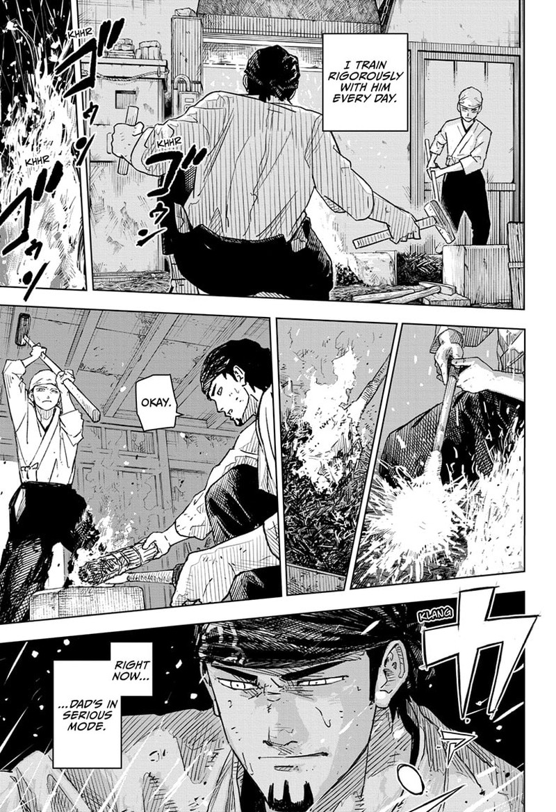Kagurabachi, Chapter 1