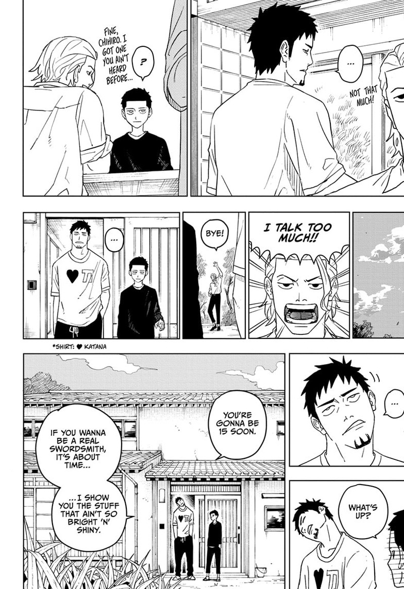 Kagurabachi, Chapter 1