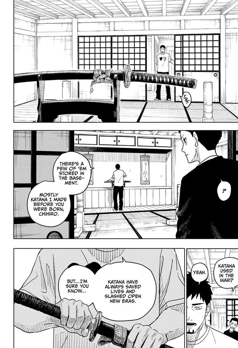 Kagurabachi, Chapter 1
