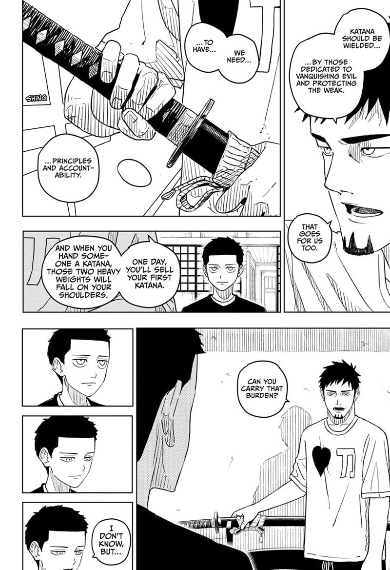 Kagurabachi, Chapter 1