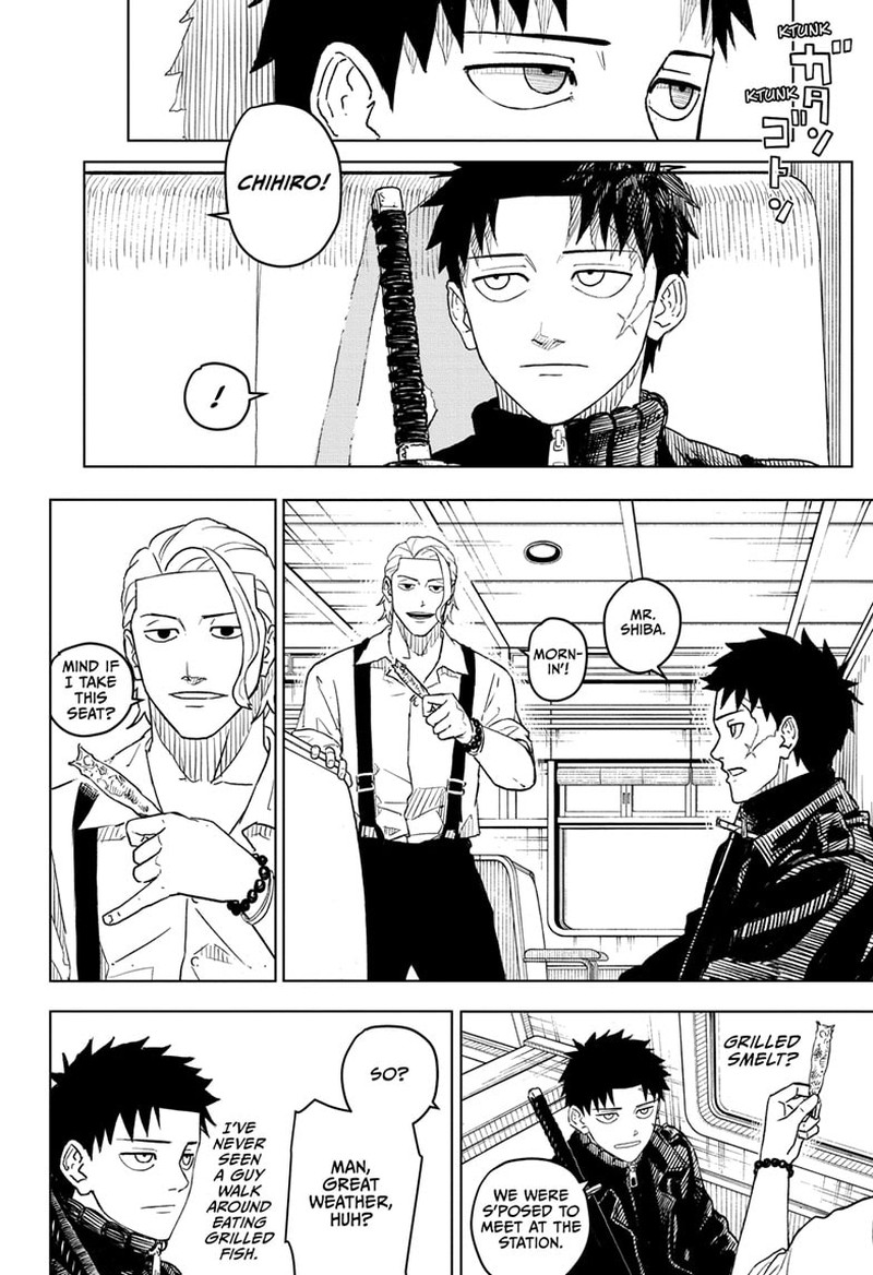 Kagurabachi, Chapter 1