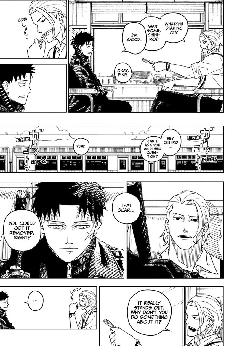 Kagurabachi, Chapter 1