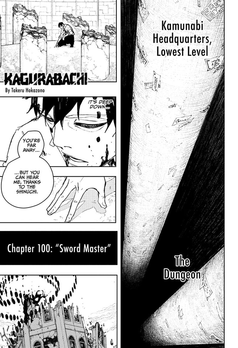 Kagurabachi, Chapter 100