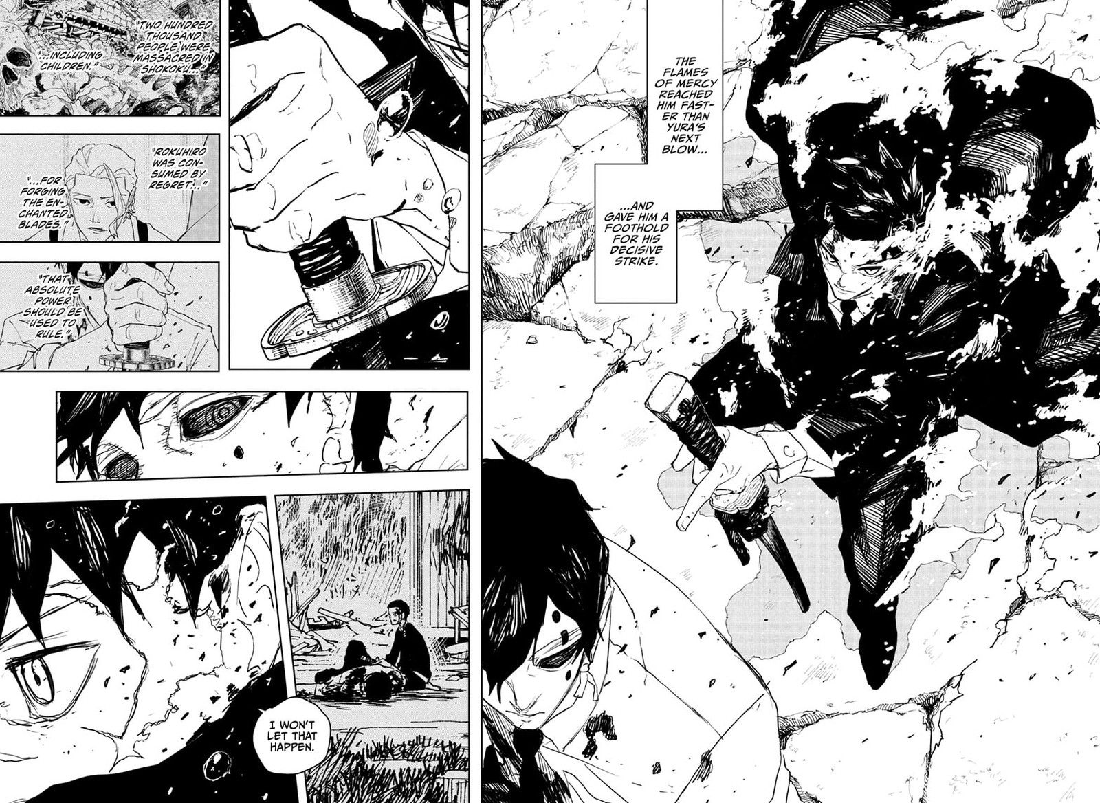 Kagurabachi, Chapter 102