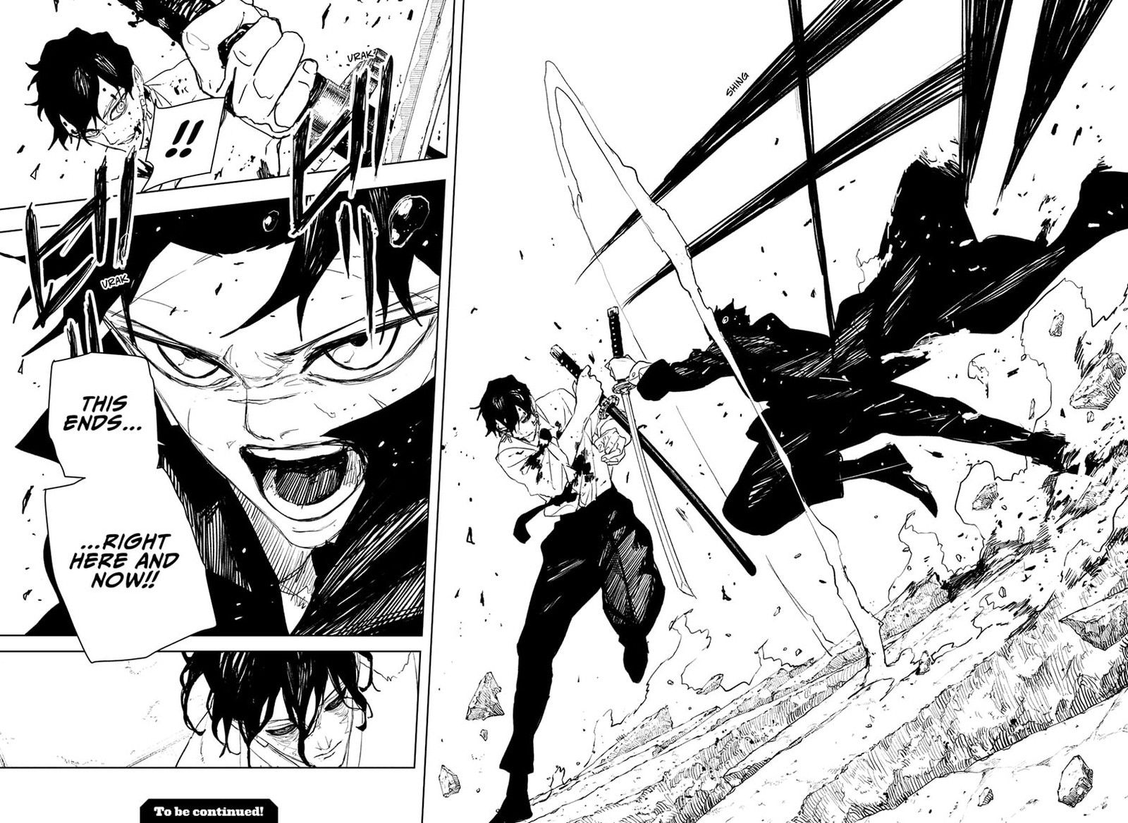 Kagurabachi, Chapter 102