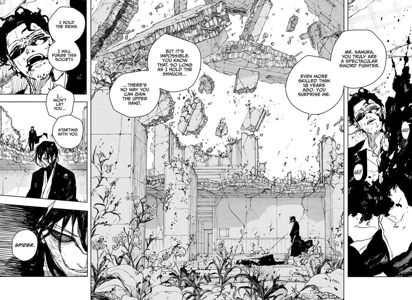 Kagurabachi, Chapter 107