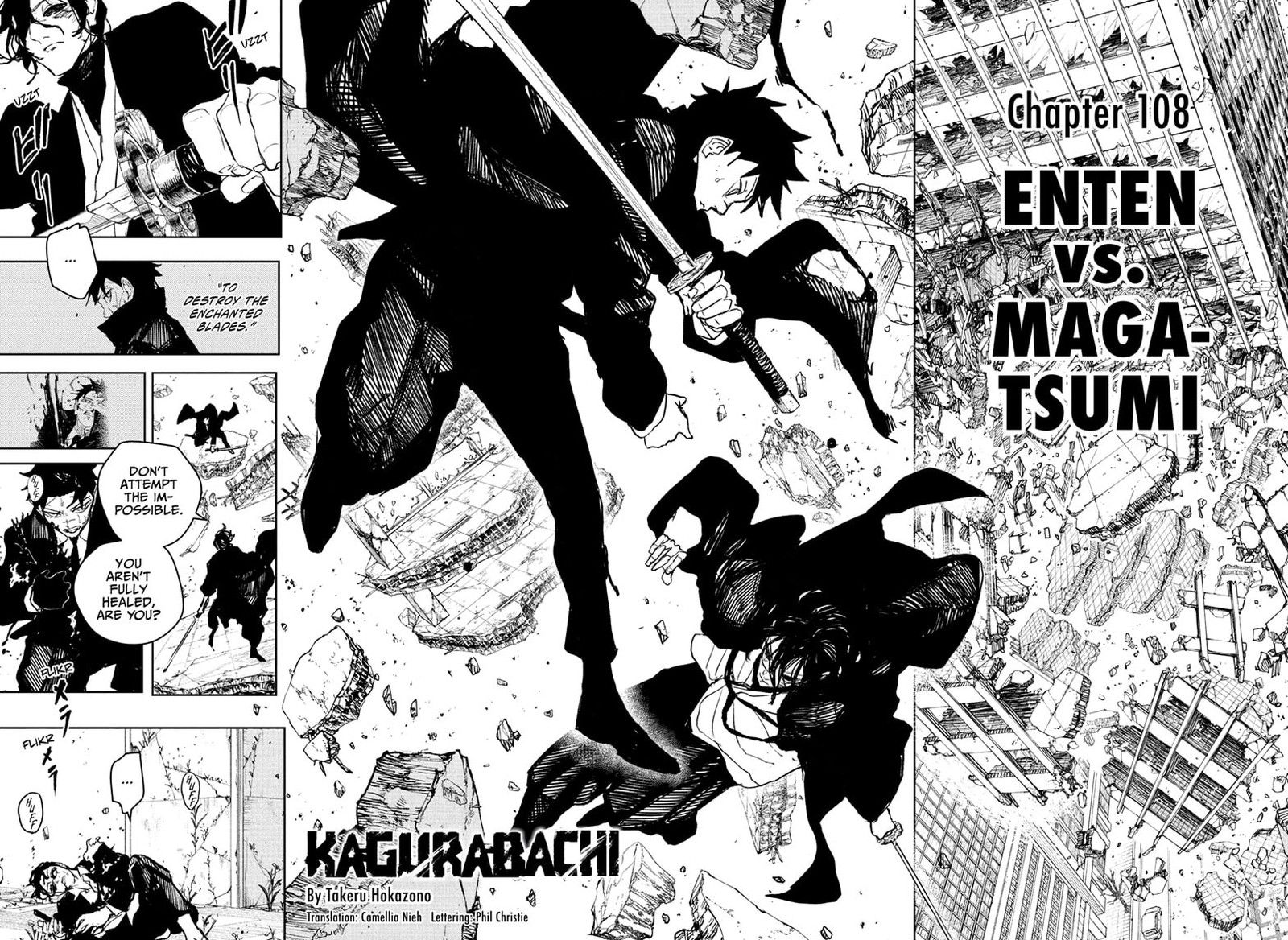 Kagurabachi, Chapter 108