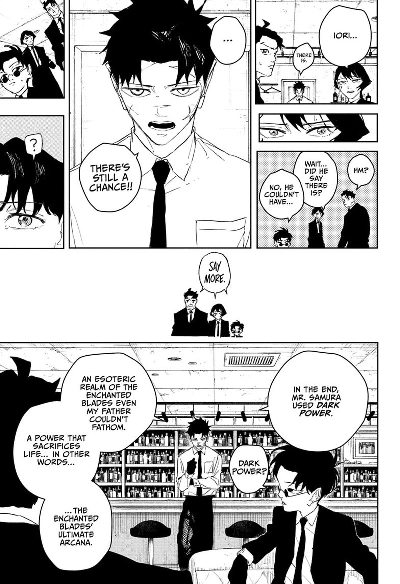 Kagurabachi, Chapter 112