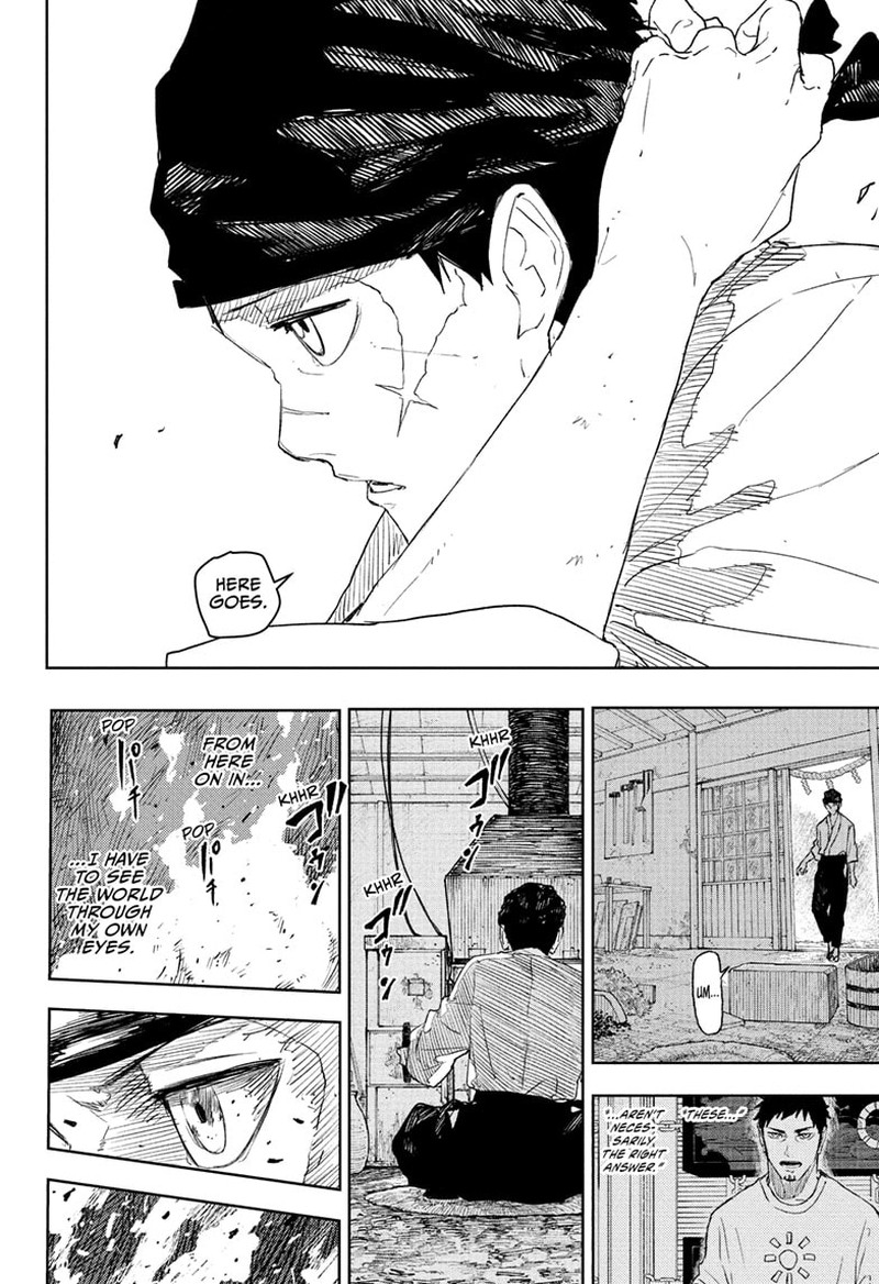 Kagurabachi, Chapter 112