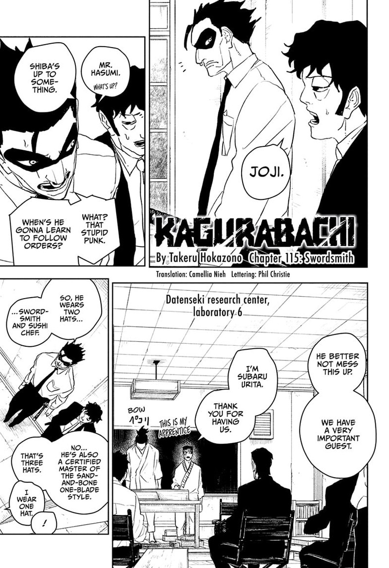 Kagurabachi, Chapter 115
