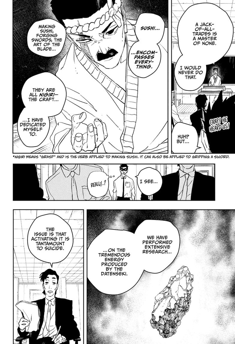 Kagurabachi, Chapter 115