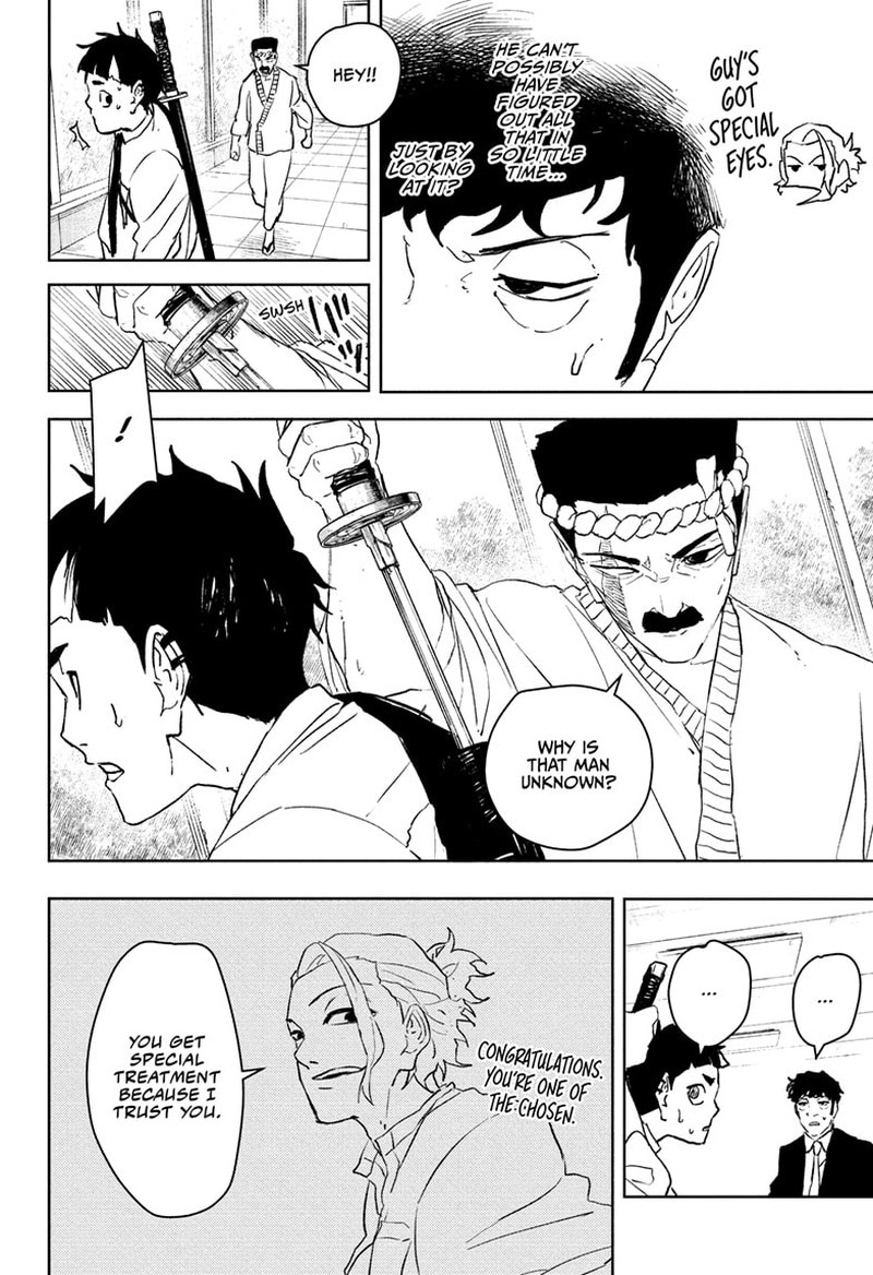 Kagurabachi, Chapter 115