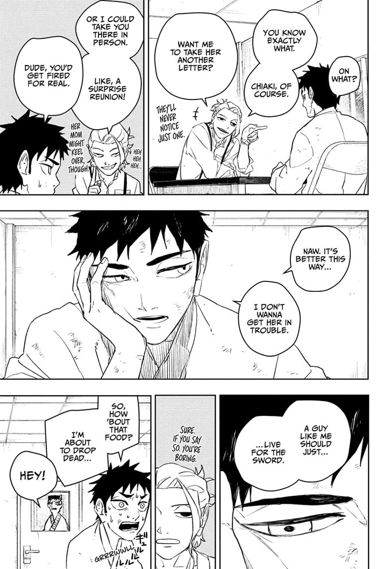 Kagurabachi, Chapter 116