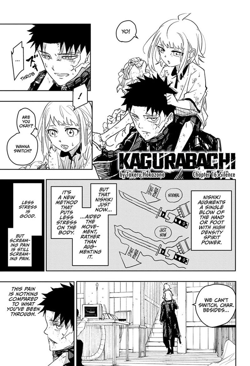 Kagurabachi, Chapter 16