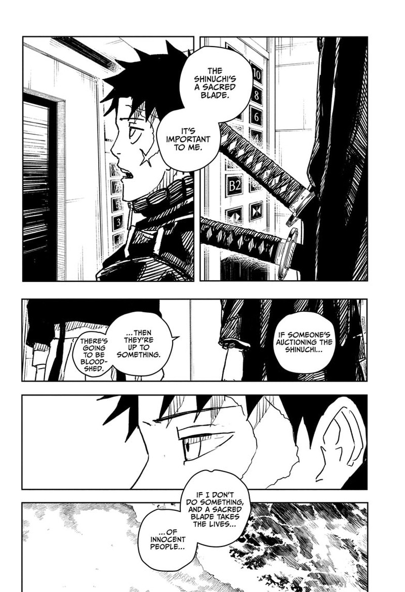 Kagurabachi, Chapter 20