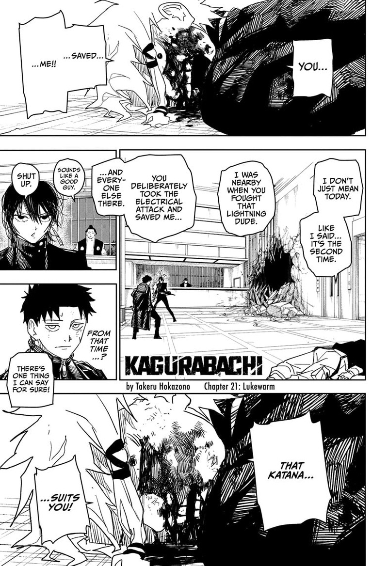 Kagurabachi, Chapter 21
