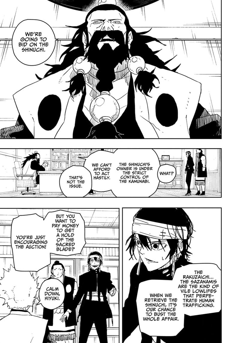 Kagurabachi, Chapter 22