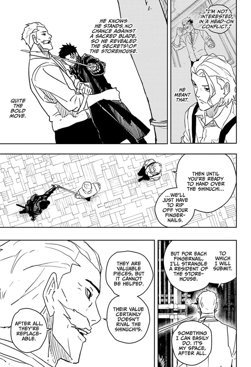 Kagurabachi, Chapter 23