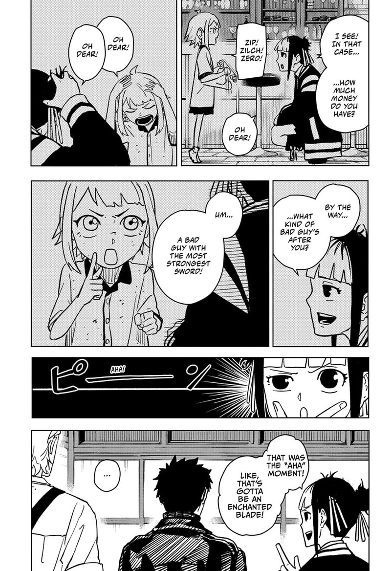 Kagurabachi, Chapter 3