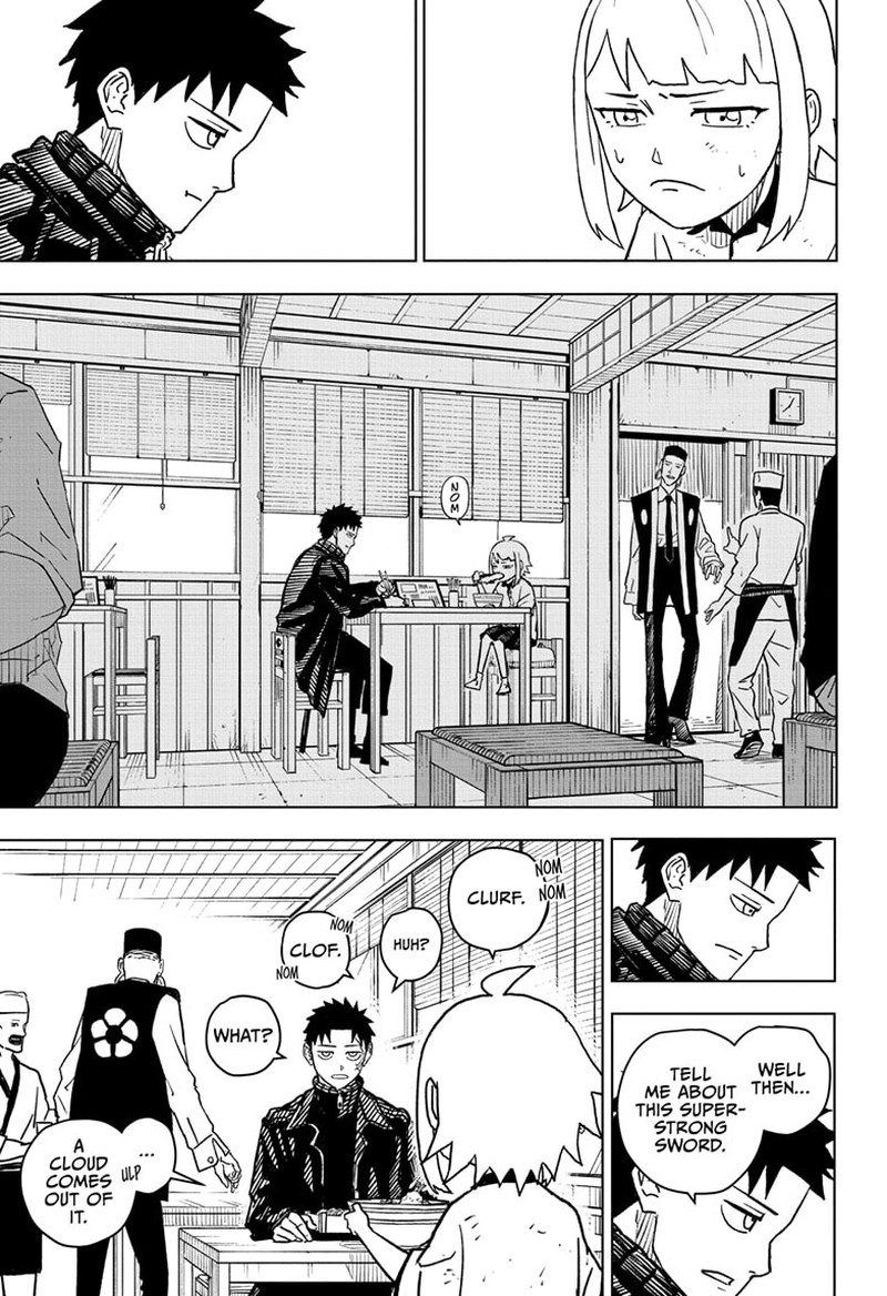 Kagurabachi, Chapter 3