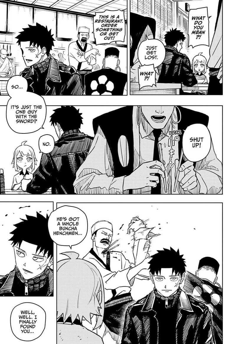 Kagurabachi, Chapter 3