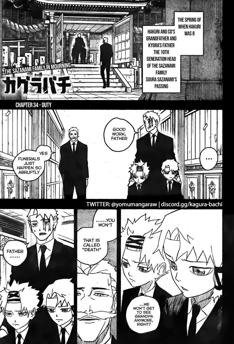 Kagurabachi, Chapter 34