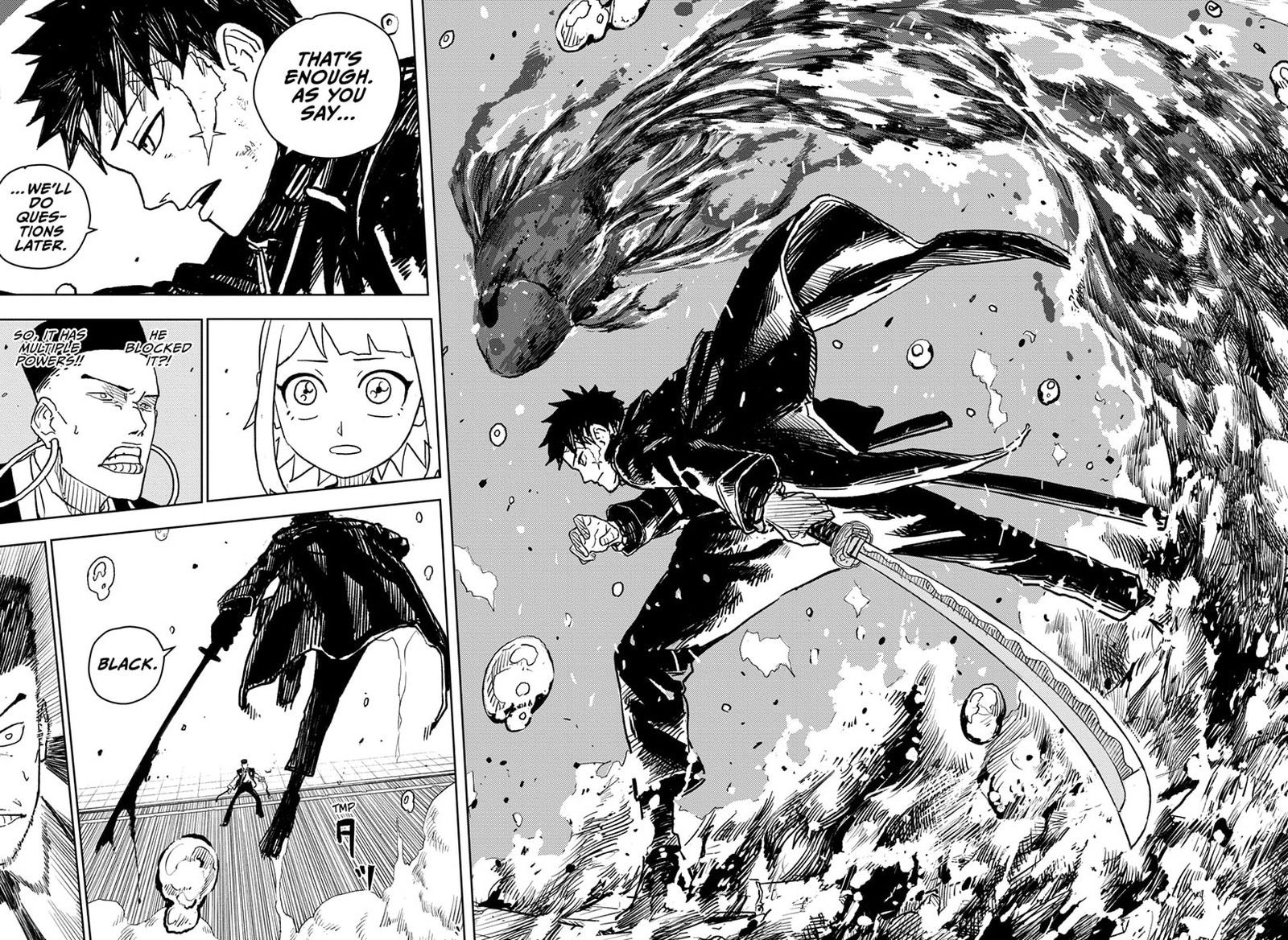 Kagurabachi, Chapter 4