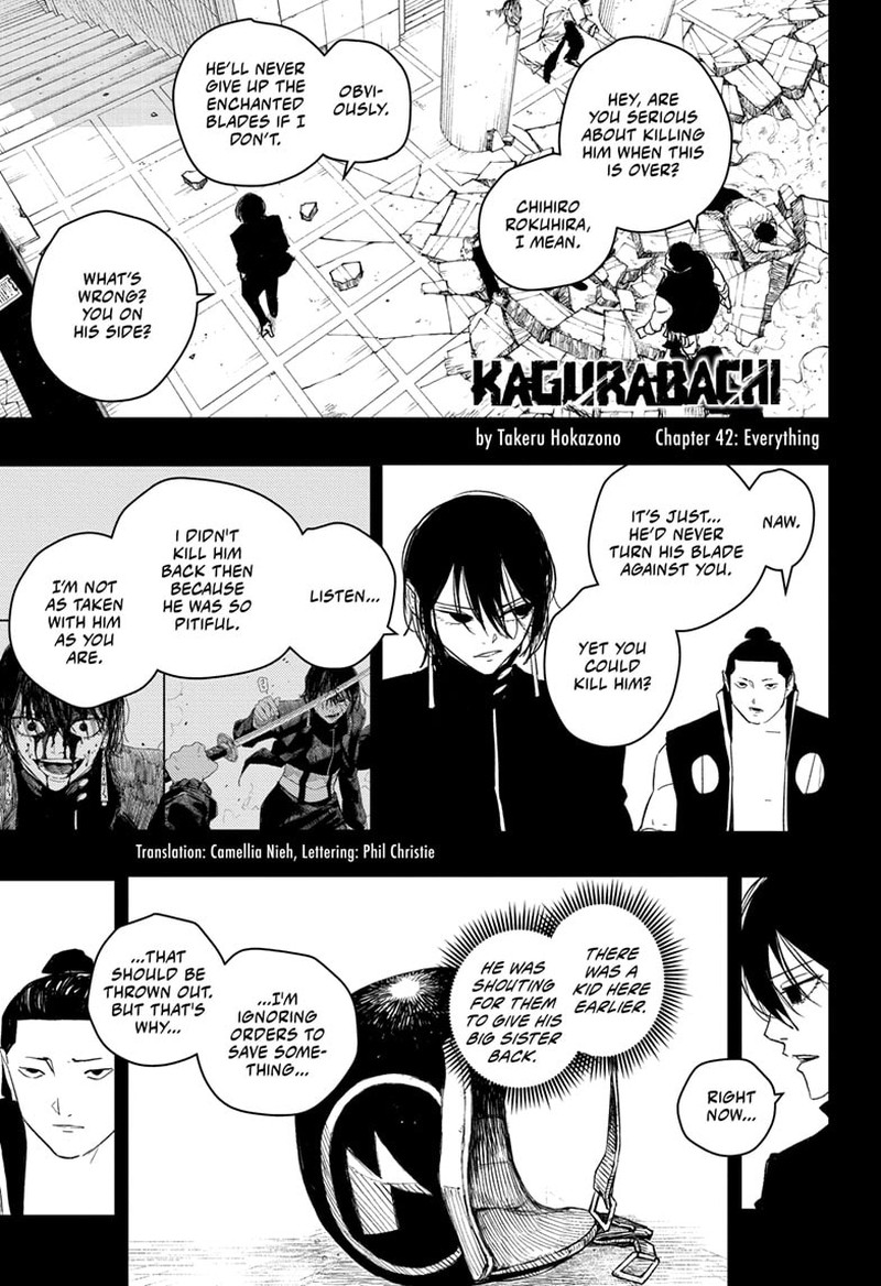 Kagurabachi, Chapter 42