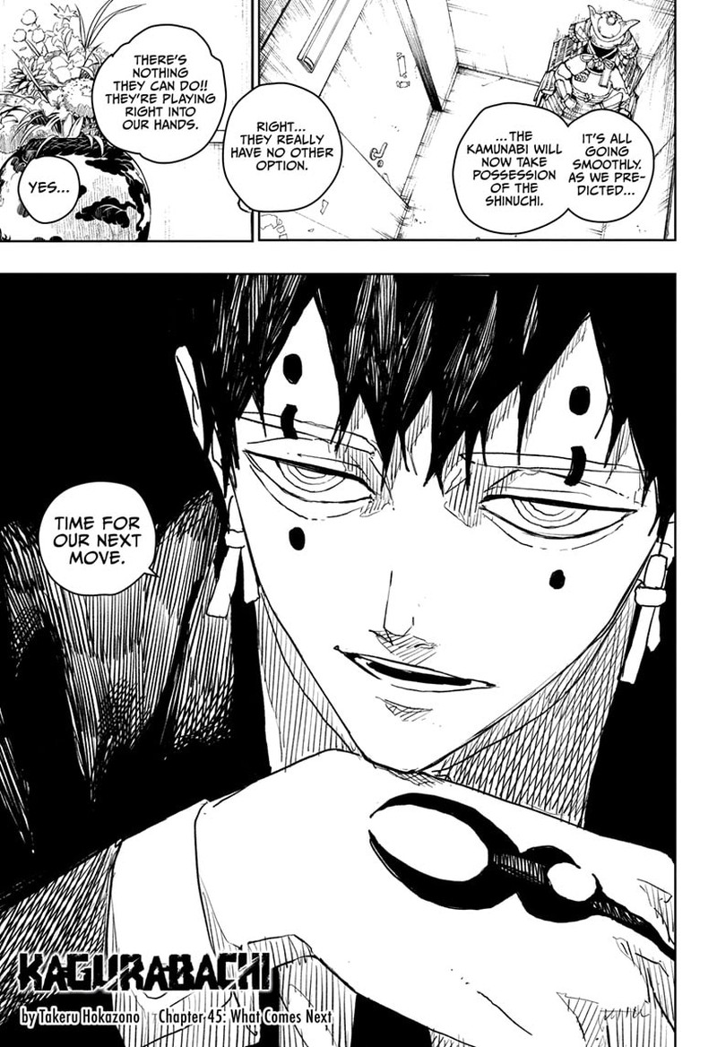 Kagurabachi, Chapter 45