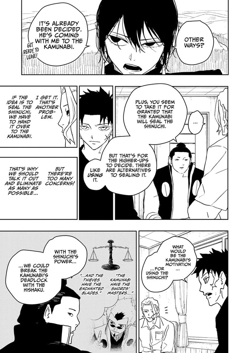 Kagurabachi, Chapter 45