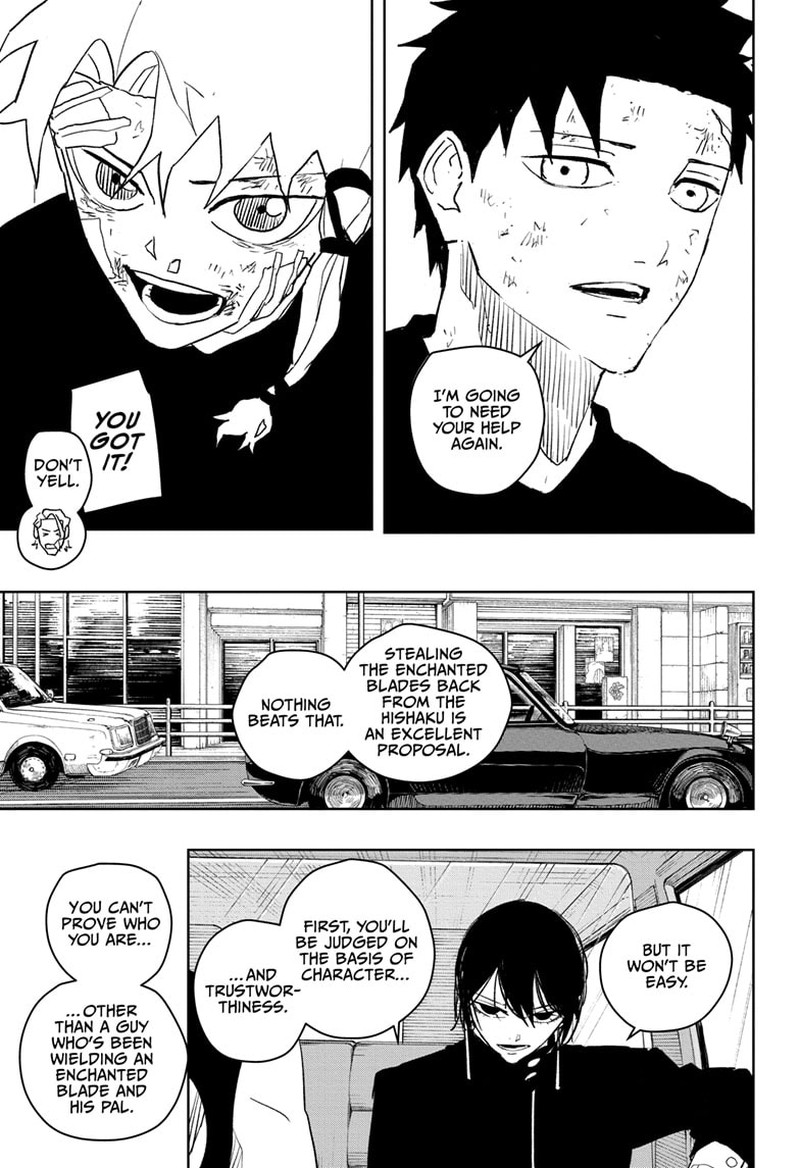 Kagurabachi, Chapter 45