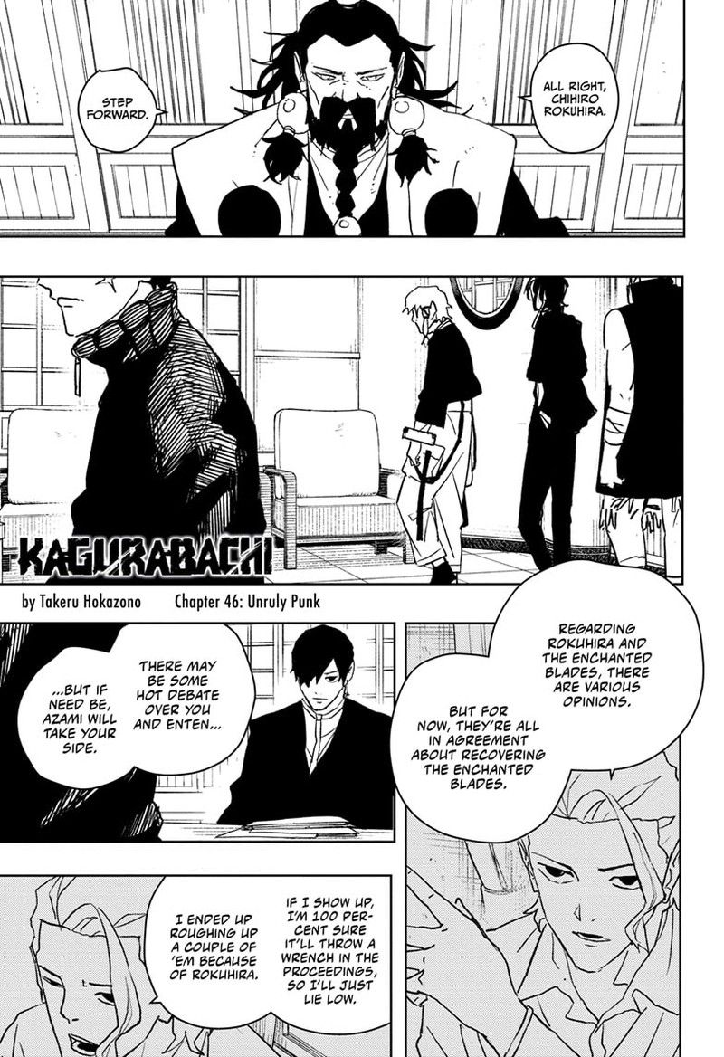 Kagurabachi, Chapter 46