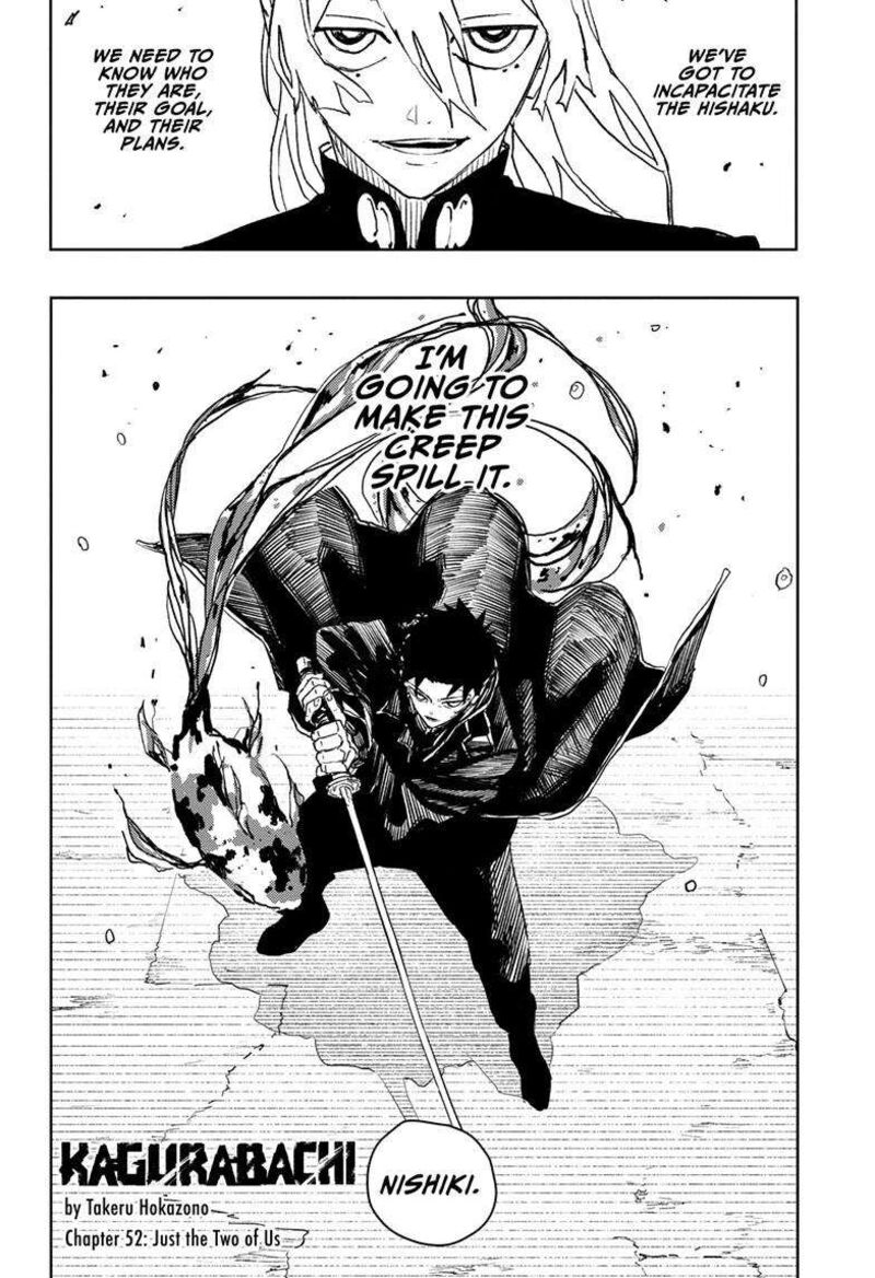 Kagurabachi, Chapter 52