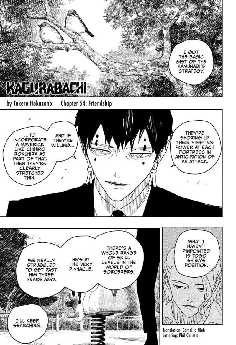 Kagurabachi, Chapter 54