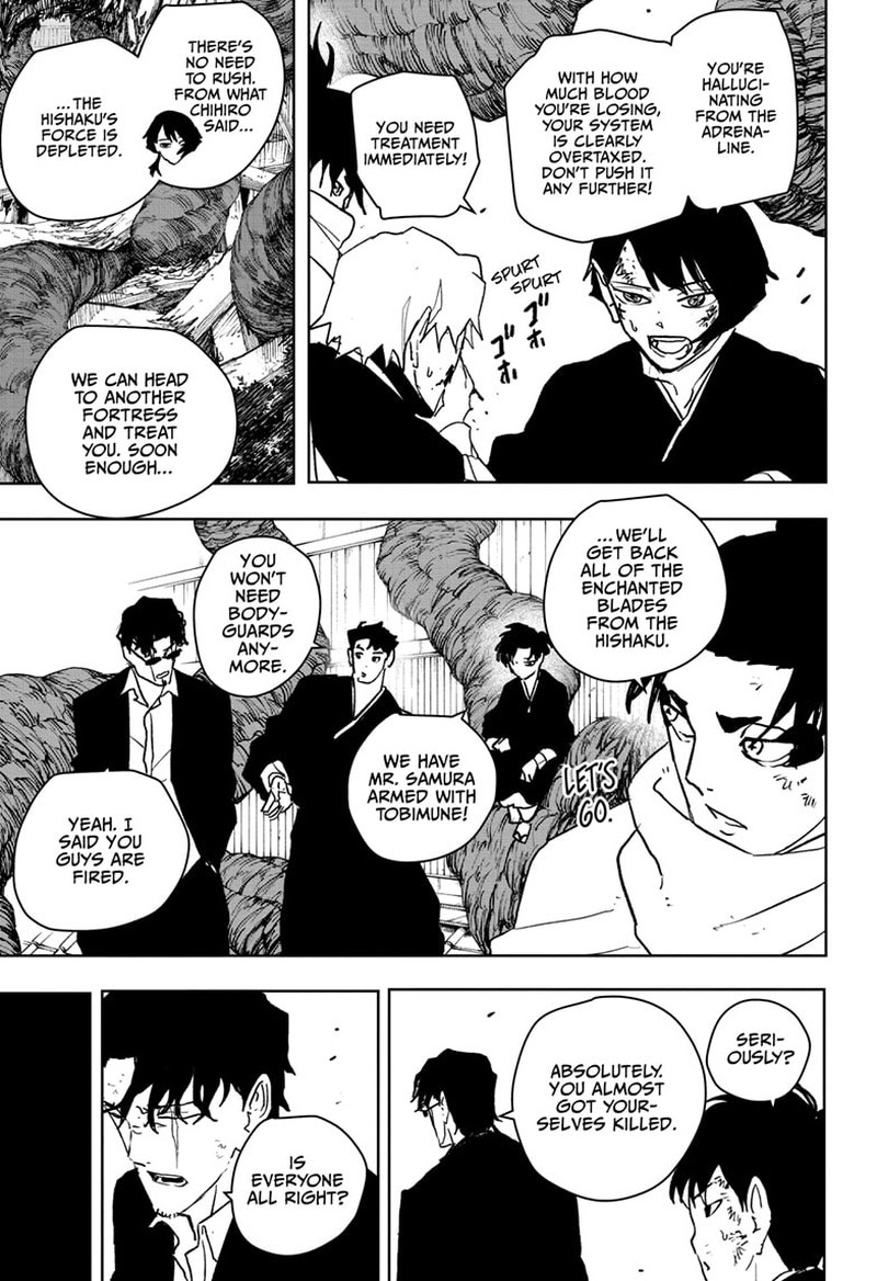 Kagurabachi, Chapter 57