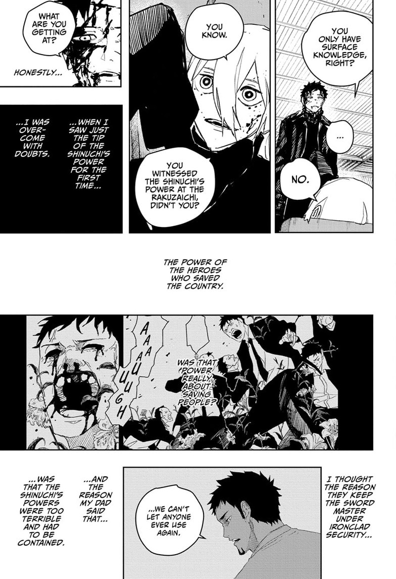 Kagurabachi, Chapter 57