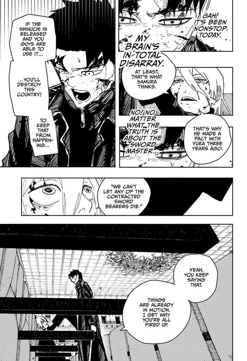 Kagurabachi, Chapter 57