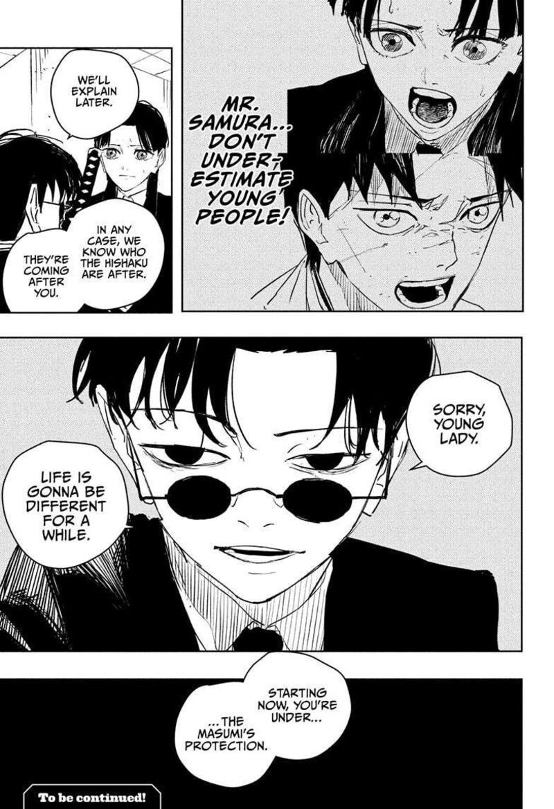 Kagurabachi, Chapter 62