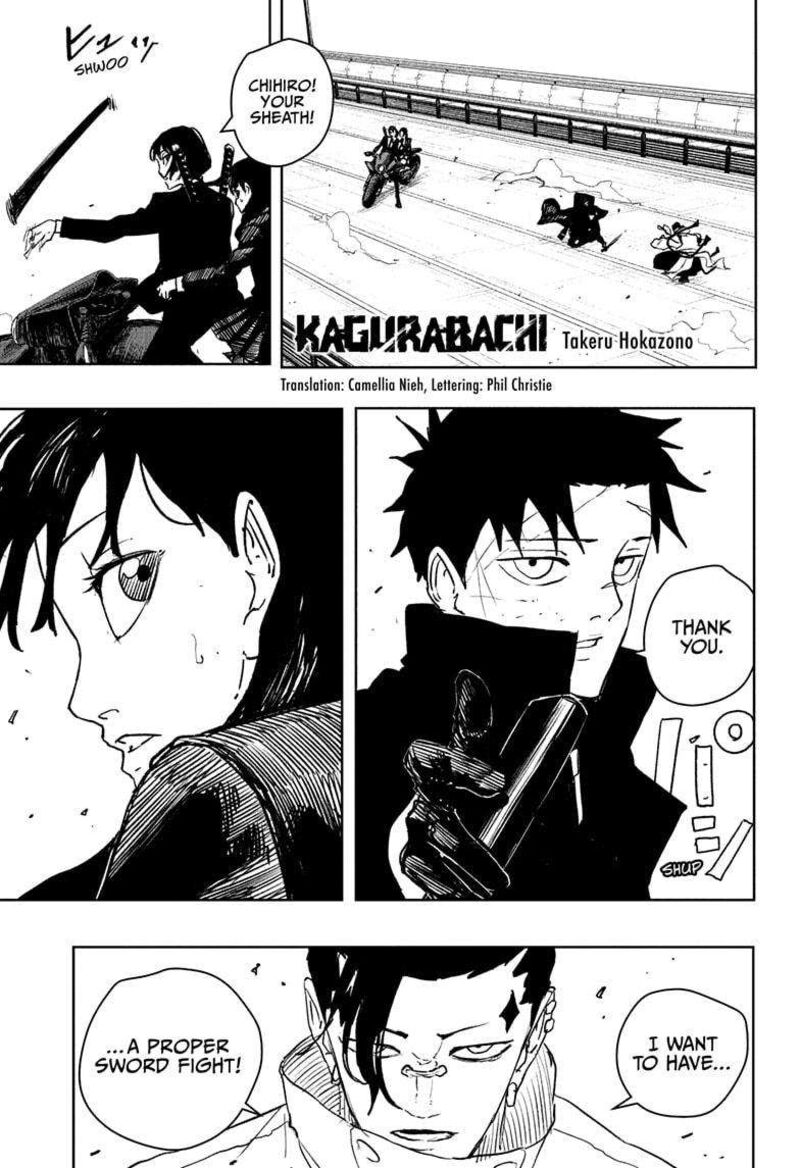 Kagurabachi, Chapter 64