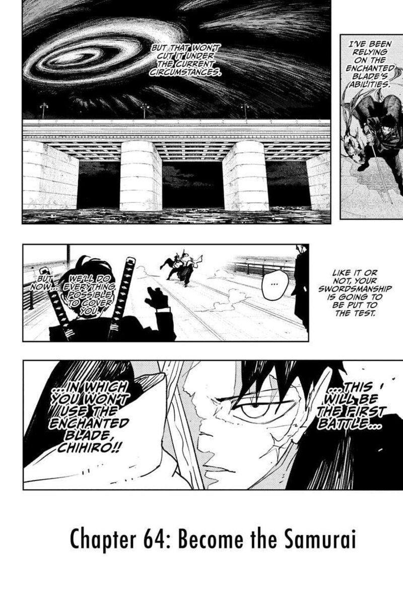 Kagurabachi, Chapter 64