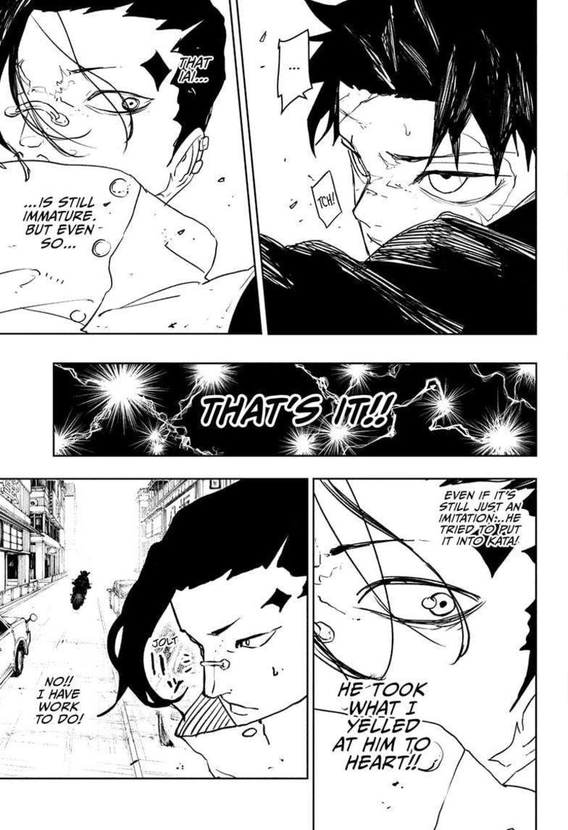Kagurabachi, Chapter 64