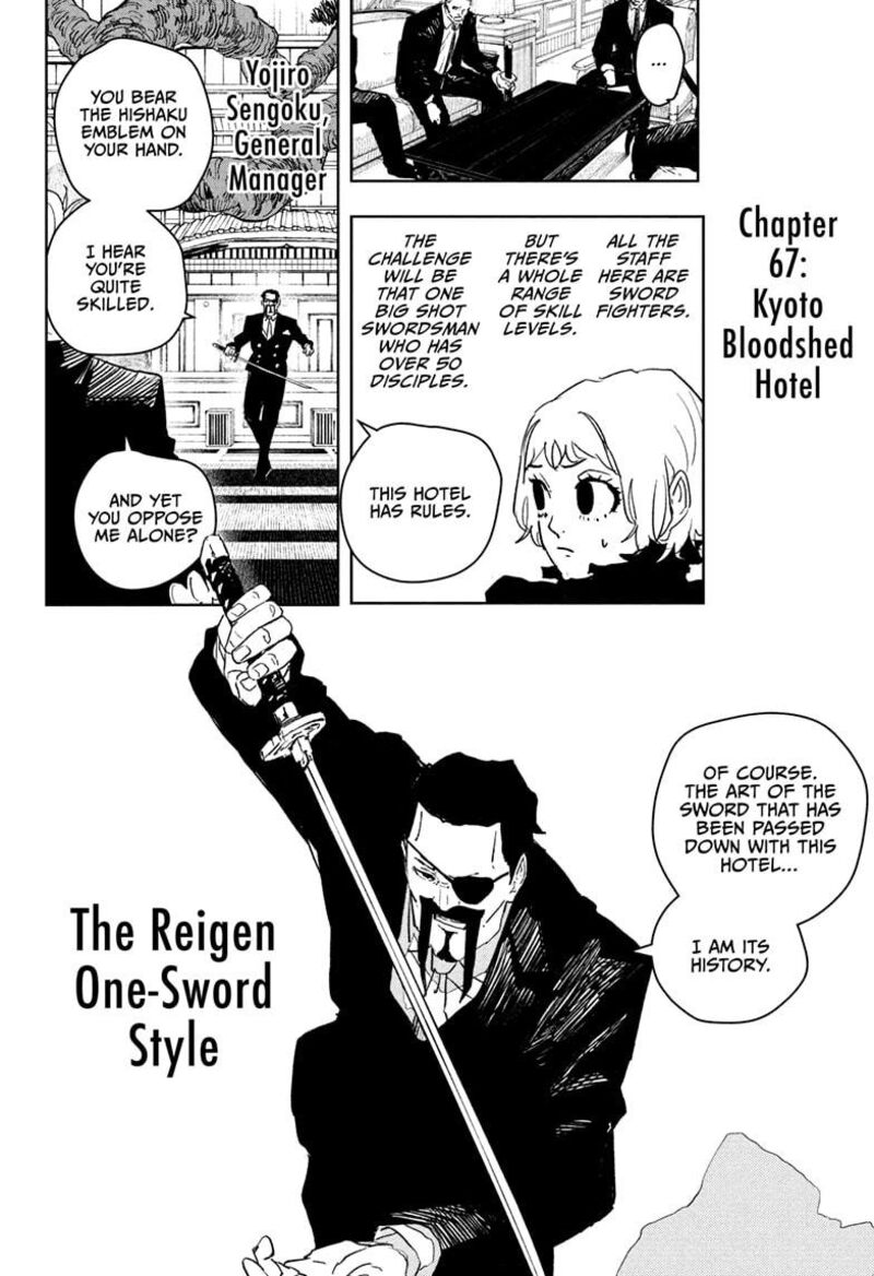 Kagurabachi, Chapter 67