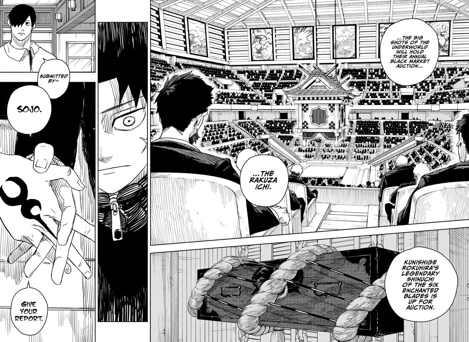 Kagurabachi, Chapter 7