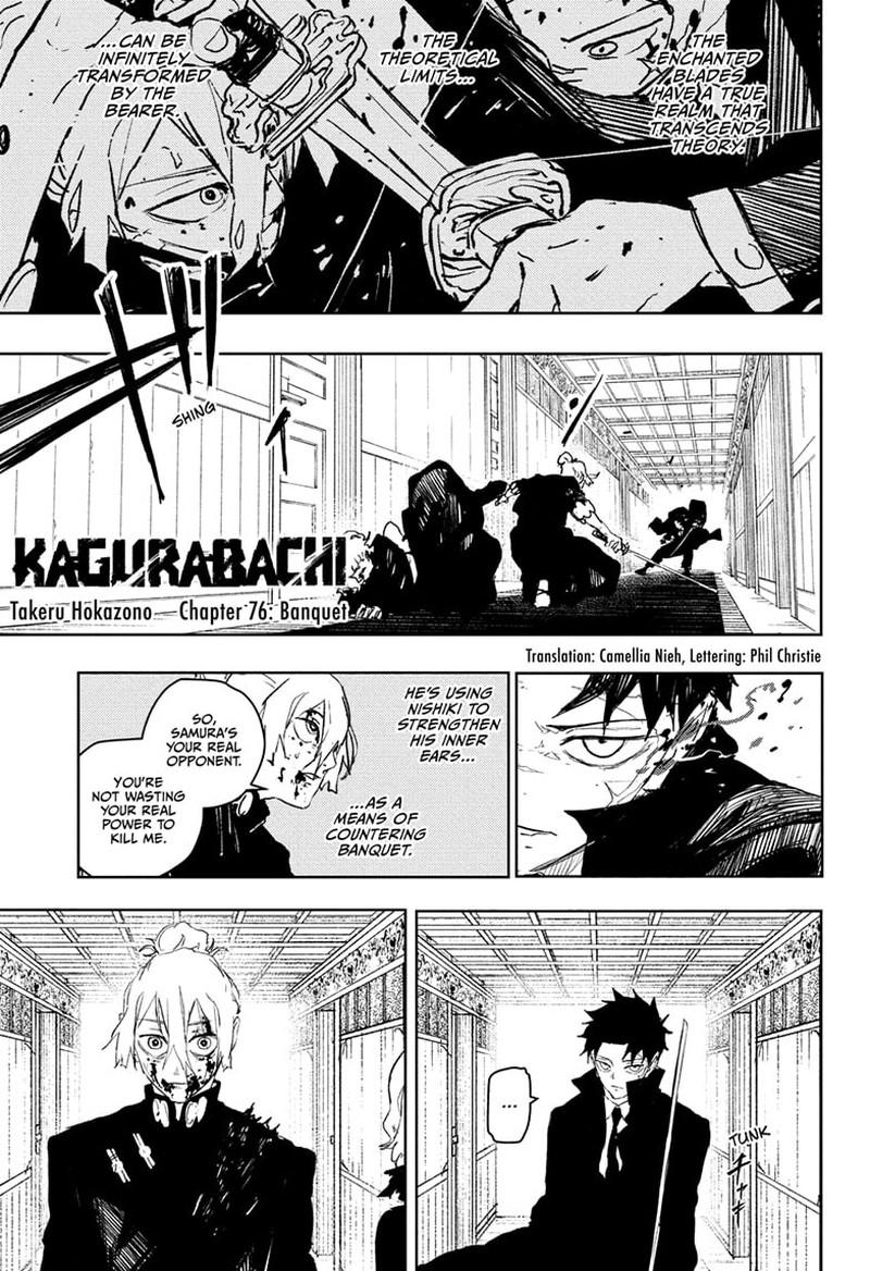 Kagurabachi, Chapter 76