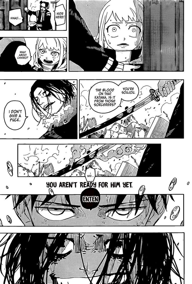 Kagurabachi, Chapter 8