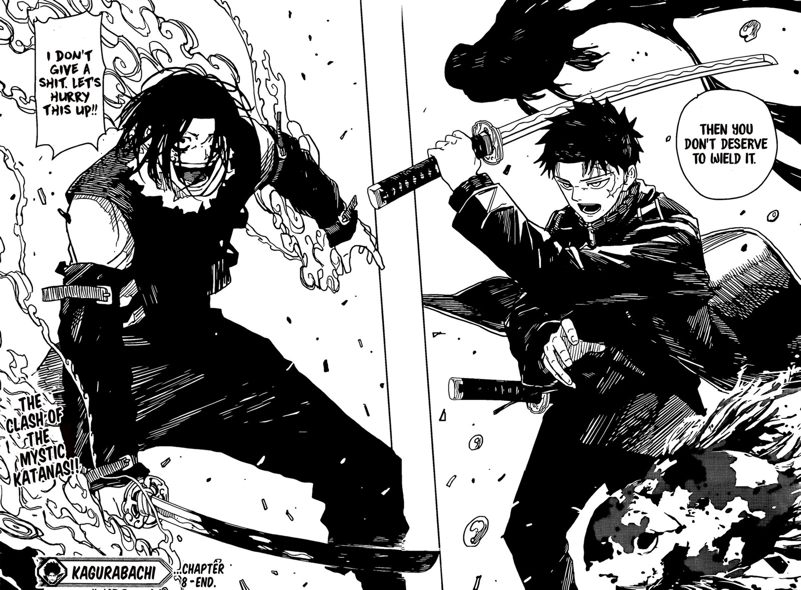 Kagurabachi, Chapter 8