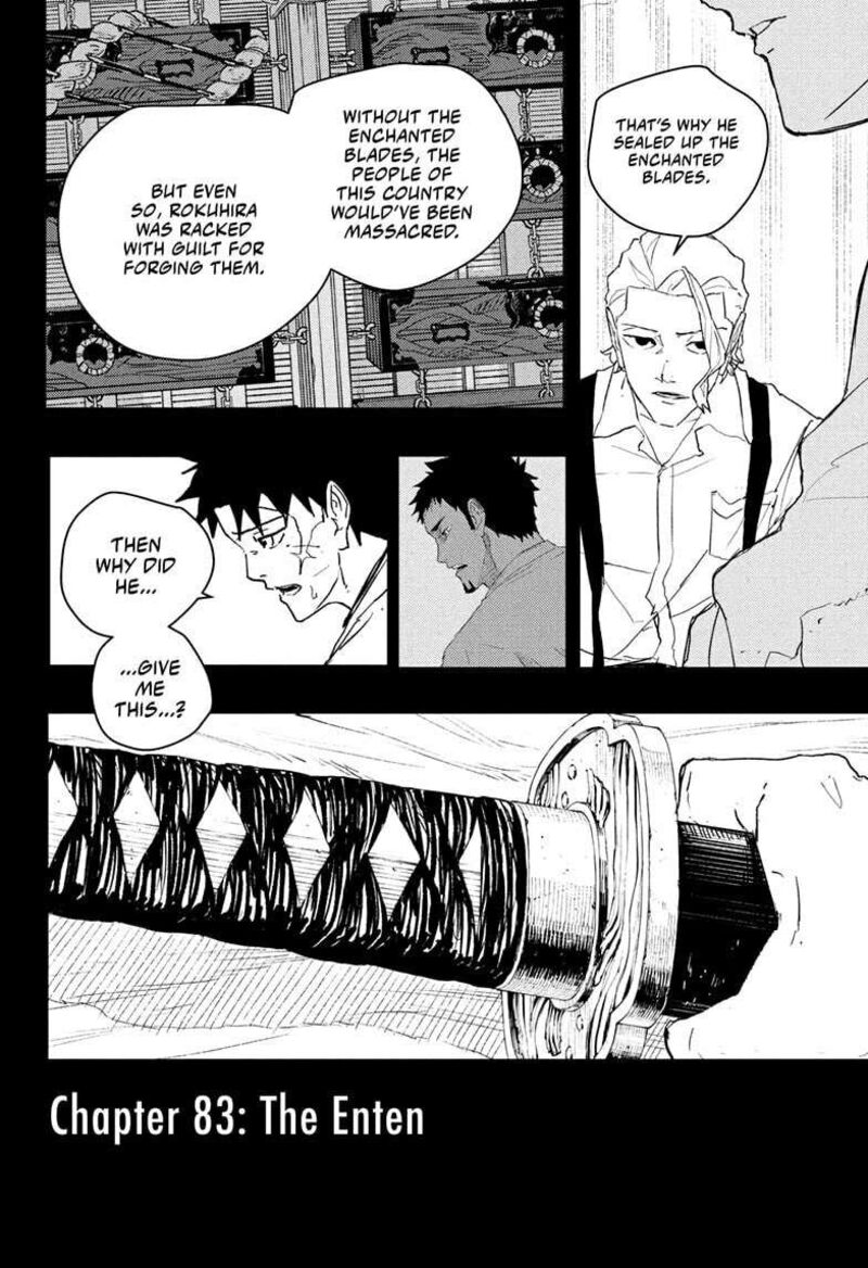 Kagurabachi, Chapter 83
