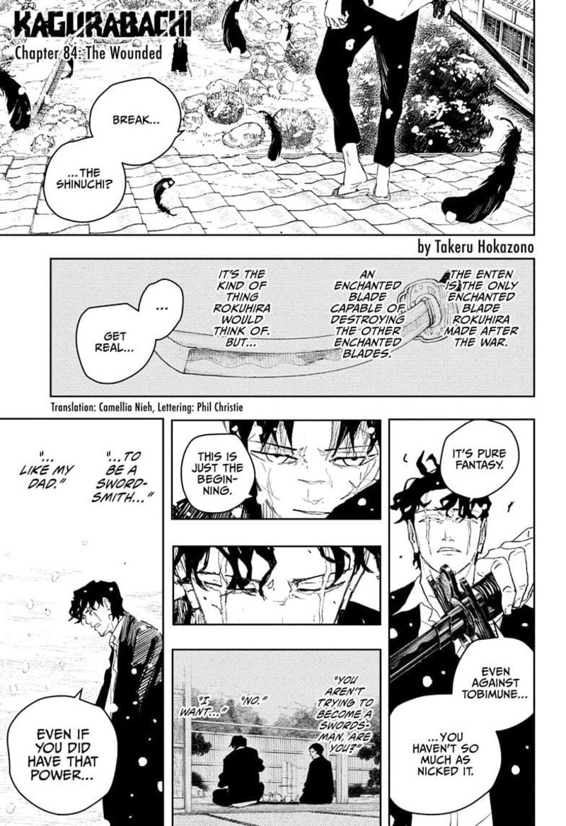 Kagurabachi, Chapter 84