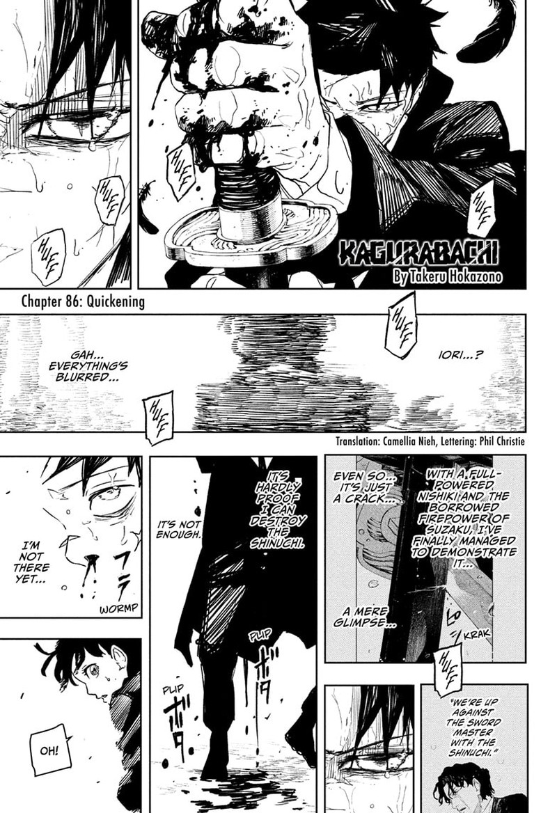 Kagurabachi, Chapter 86