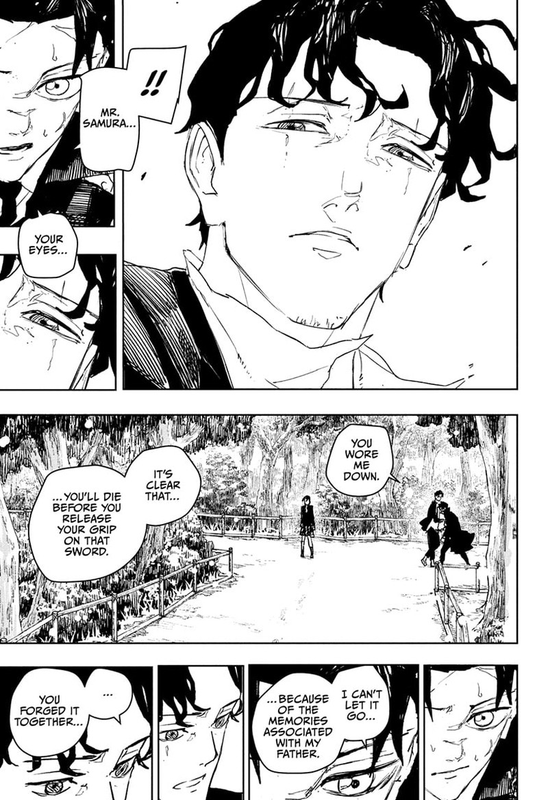 Kagurabachi, Chapter 86